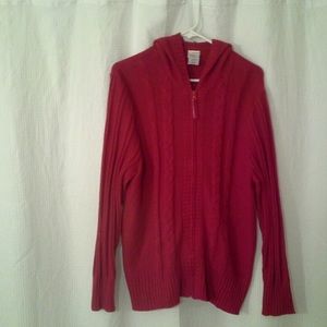 COPY - Fabulous Hooded Knit Zip Front Sweaters